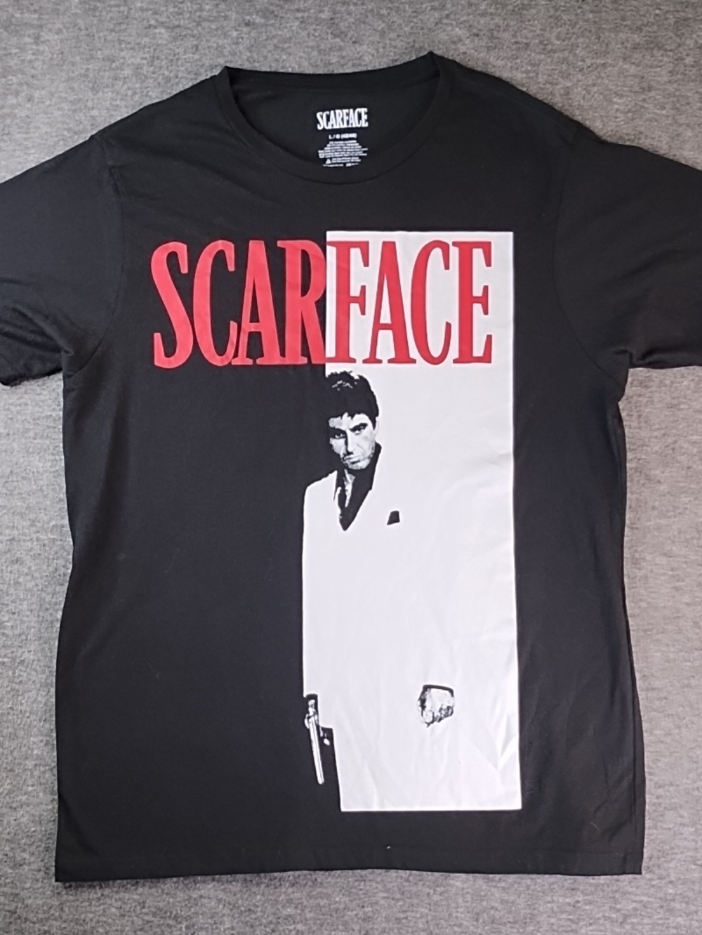Scarface Graphic Tee - Black with Red Logo